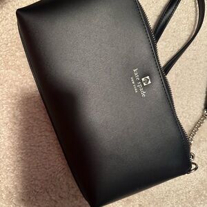 Kate Spade Black Patterned Clutch